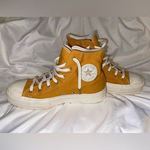Mustard colored Converse